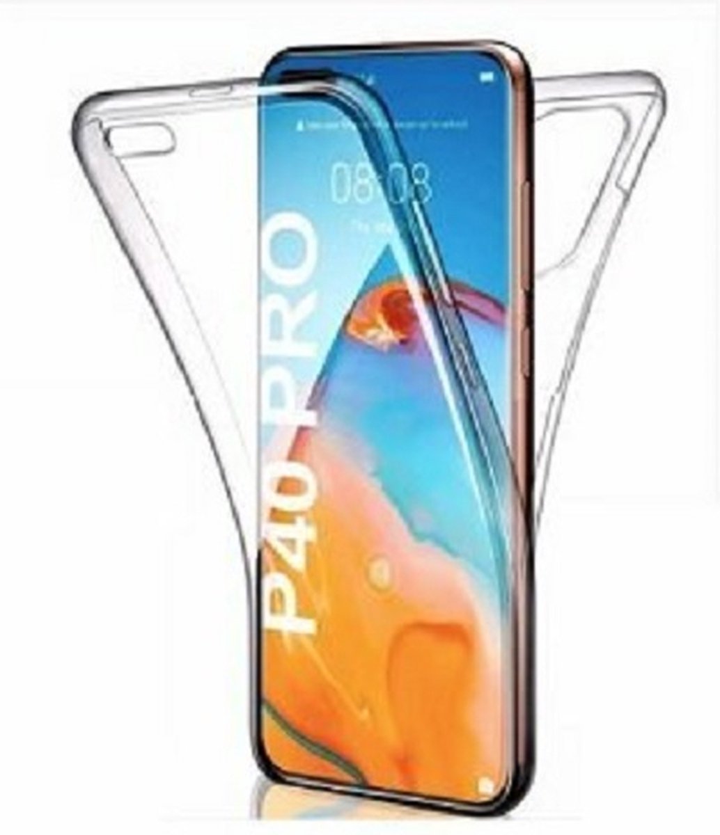 Huawei P40 Pro Hoesje Siliconen TPU Transparant Full Cover