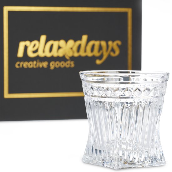 Lot de 4 verres à Relaxdays - coffret cadeau whisky - gobelet - fête des pères - coffret cadeau