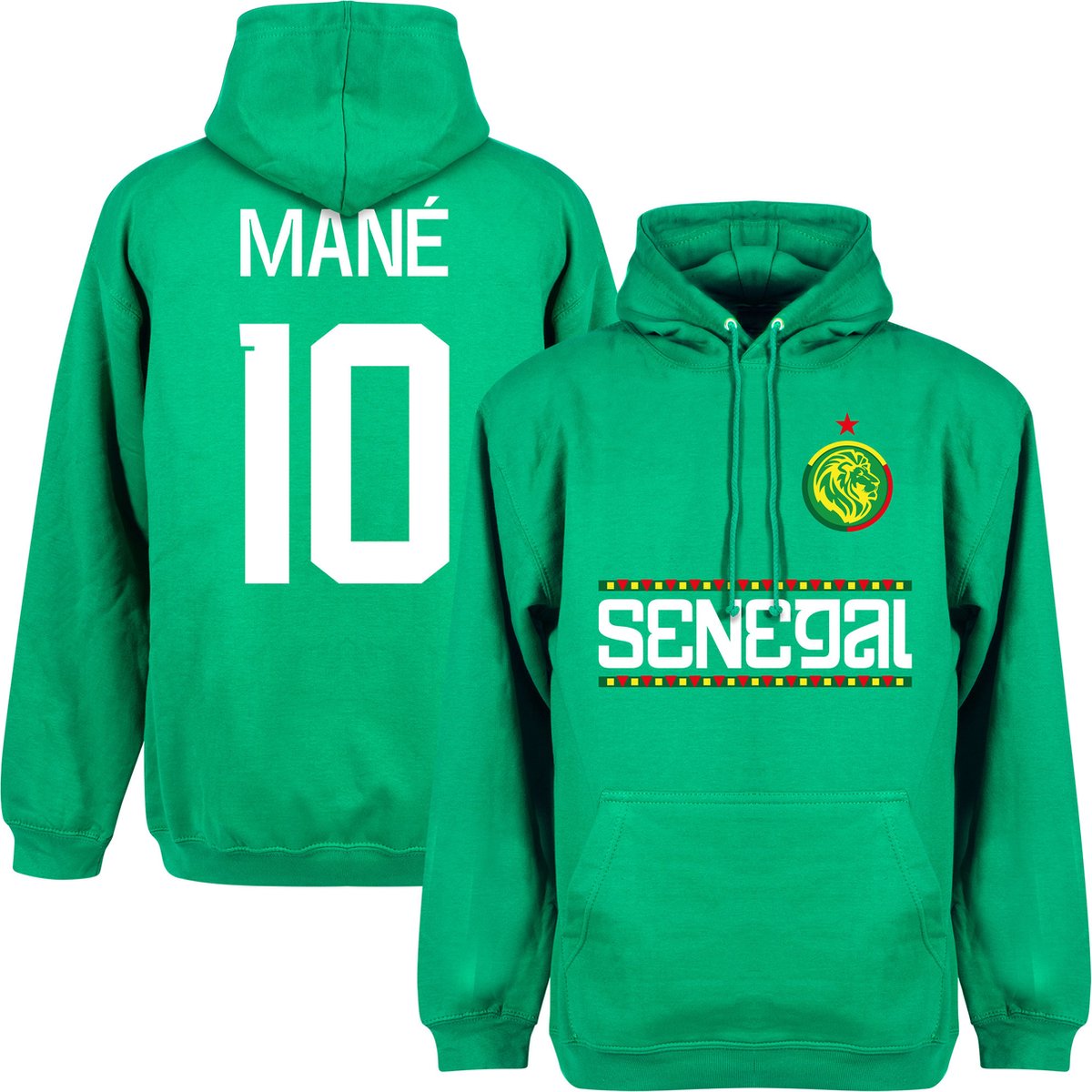 Senegal Star Mané 10 Team Hoodie - Groen - M