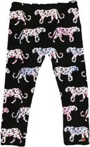 legging panter figuren zwart