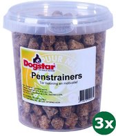 3x850 ml Dogstar penstrainers hondensnack