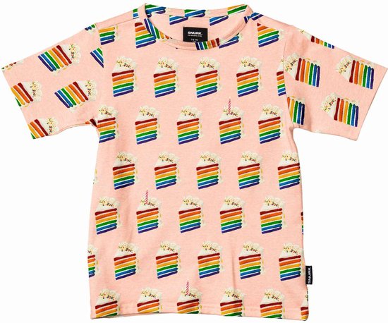 Snurk - Rainbow Cake Kids T-shirt - Maat: 158-164