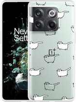 OnePlus 10T Hoesje Love my Cat - Designed by Cazy
