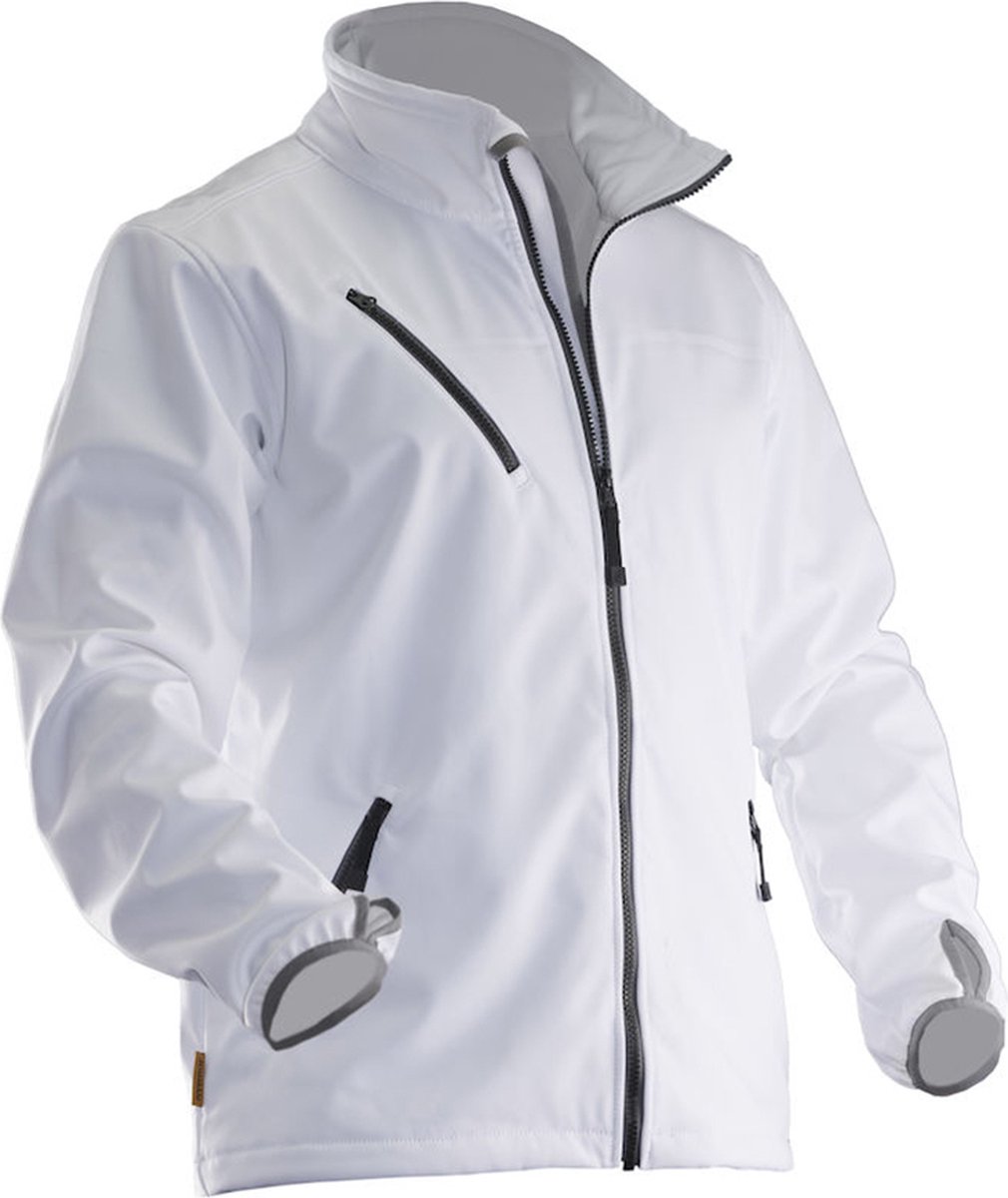 Jobman 1201 Softshell Jacket 65120171 - Wit - XXL