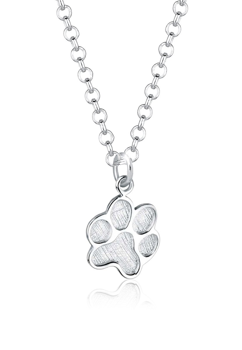 Elli Dames Ketting met hanger Dierenpoot - 925 Sterling Zilver
