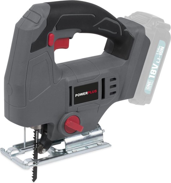 Draadloze decoupeerzaag compatibel met Milwaukee 18V batterij, borstelloze decoupeerzaag afsnijgereedschap 400W 2700RPM 45° afgeschuinde zaagsneden voor recht/curve/cirkelsnijden (geen batterij