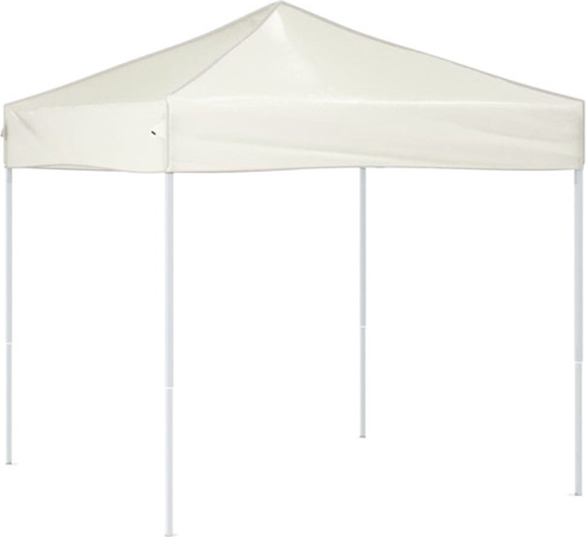 vidaXL - Partytent - inklapbaar - 2x2 - m - crèmekleurig