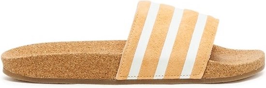 Adidas Adilette W Cork Oranje / Wit - Dames Badslipper - FX5919 - Maat 37 |  bol