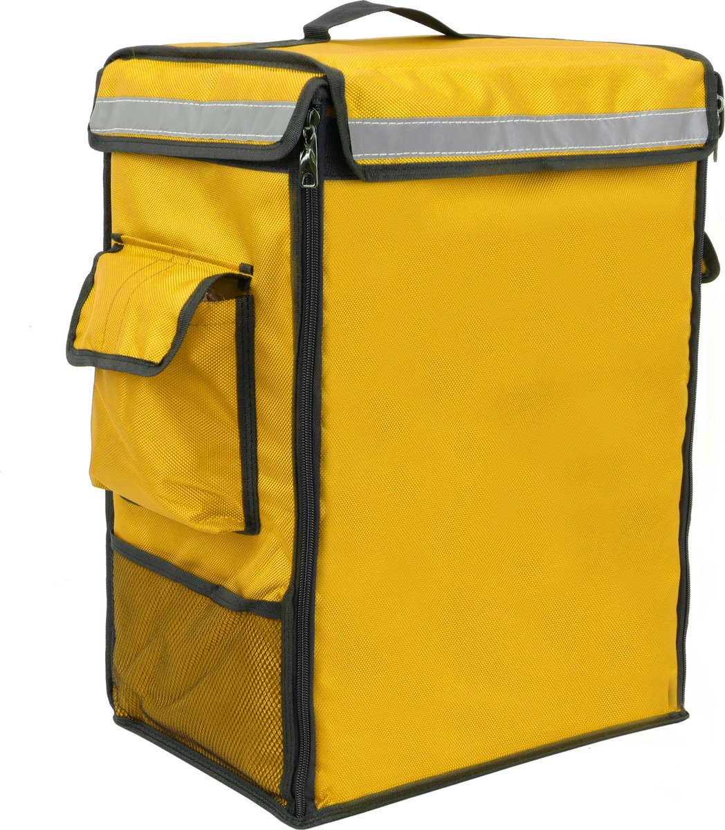CityBAG - Sac à dos isotherme 35 x 49 x 25 cm jaune pour la cuisine et la  livraison de... | bol.com