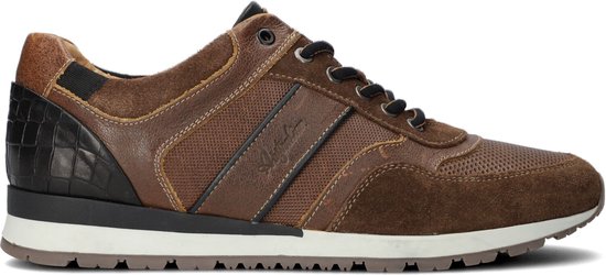 Australian Navarone Lage sneakers Leren Sneaker Heren Bruin Maat 44 bol
