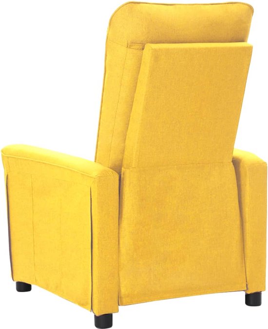 Prolenta Premium - Fauteuil 3-zits verstelbaar stof crèmekleurig