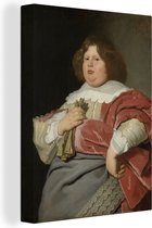 Canvas Schilderij Portret van Gerard Andriesz Bicker - Schilderij van Bartholomeus van der Helst - 60x80 cm - Wanddecoratie