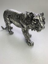 Zilveren tijgerbeeld