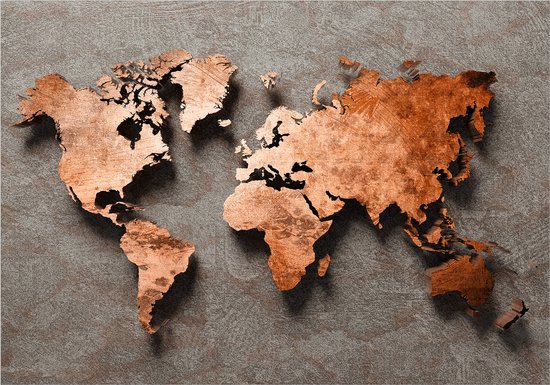 Papier peint photo - Carte Cuivre.