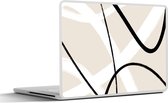 Laptop sticker - 14 inch - Lijn - Abstract - Minimalisme - Pastel - 32x5x23x5cm - Laptopstickers - Laptop skin - Cover