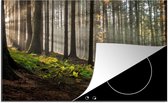 KitchenYeah® Inductie beschermer 78x52 cm - Zon - Takken - Bomen - Bos - Natuur - Kookplaataccessoires - Afdekplaat voor kookplaat - Inductiebeschermer - Inductiemat - Inductieplaat mat