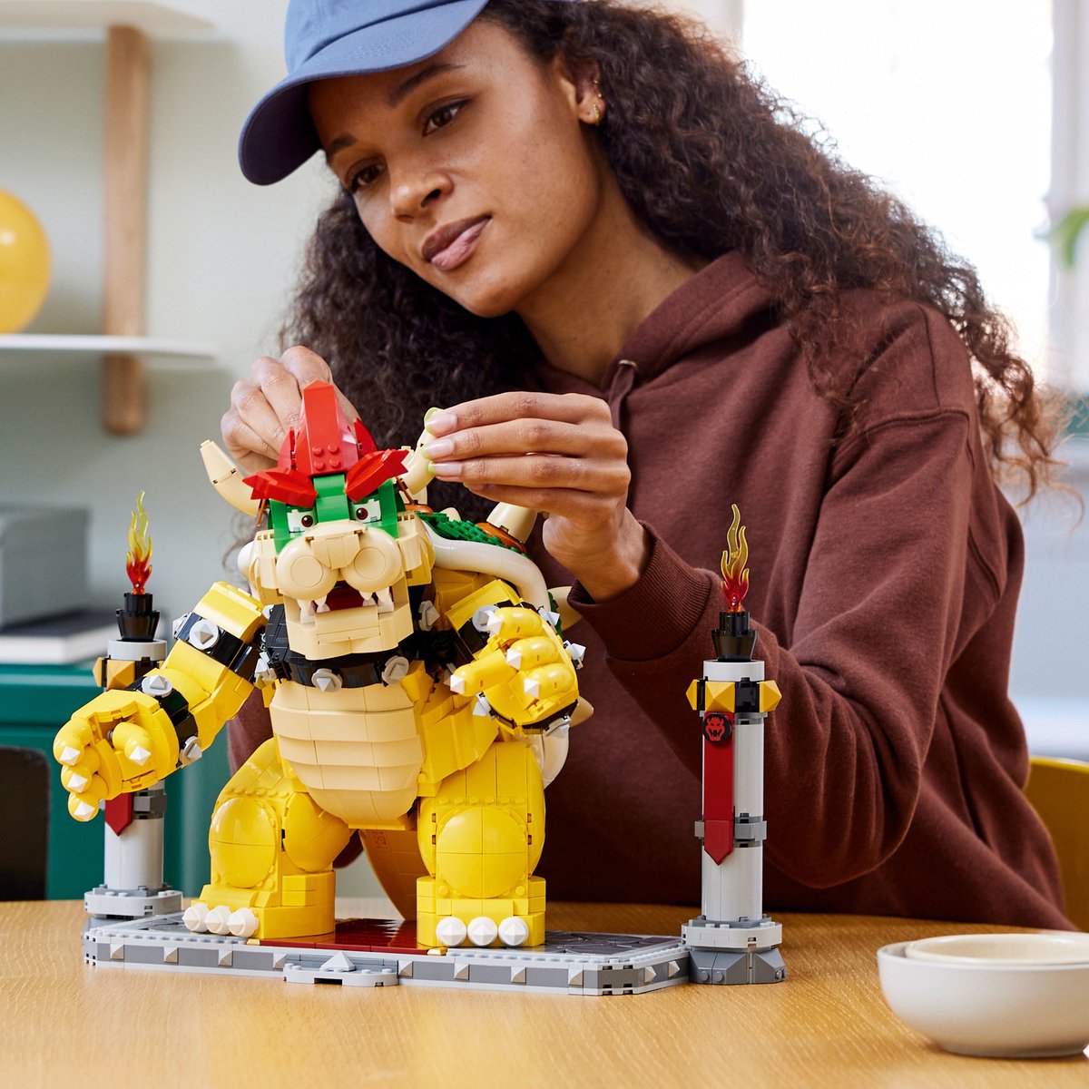 LEGO Super Mario De machtige Bowser, Bouwbaar 3D Model, Verzamelitem & Cadeau Idee - 71411 — afbeelding 21