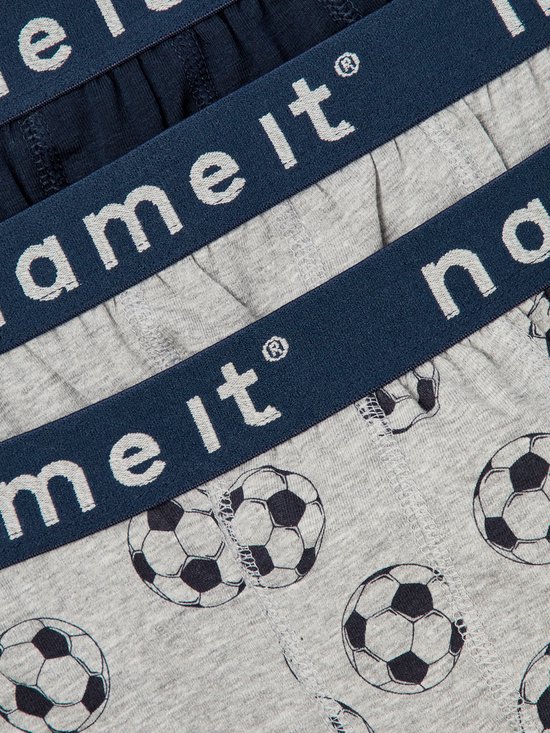 Boxers Name It - 3 Pack - Noos - NkmBoxer - Forgé Iron/Spac