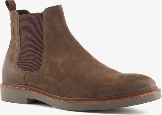 Van Beers leren heren boots - Bruin - Maat 41 - Echt leer | bol.com