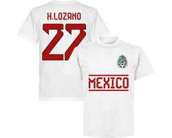 Mexico H. Lozano 22 Team T-Shirt - Wit - Kinderen - 152