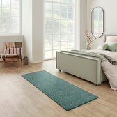 Carpet Studio Santa Fe Runner Carpet 57x150cm - Tapis Poils Ras - Tapis Salon et Tapis Chambre - Tapis Vert
