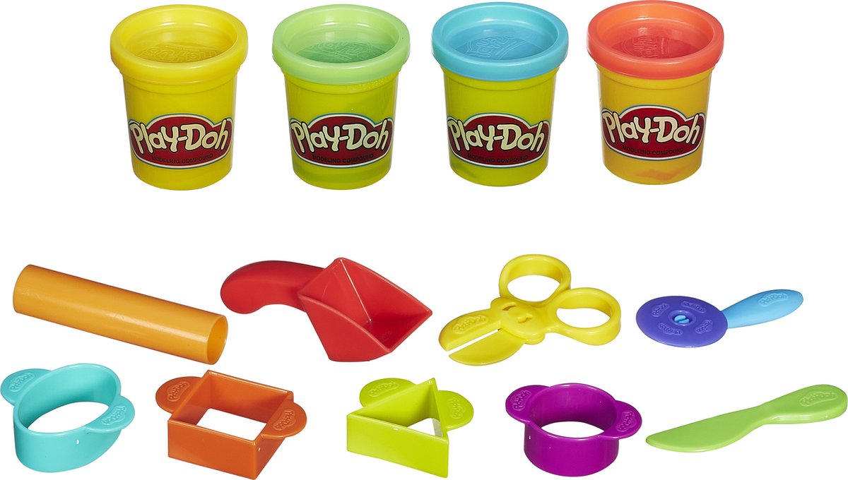 Play-Doh Starter Set Speelset - Boetseerklei - Inclusief 4 Play-Doh potjes - Knutselen voor kinderen — afbeelding 5