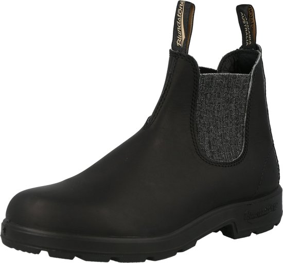 Blundstone Damen Stiefel Boots #2032 Voltan Leather Elastic (500 Series) Black/Silver Glitter-7UK