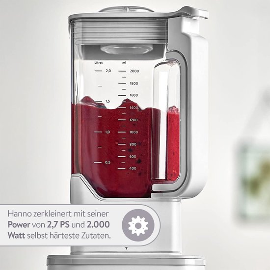 Springlane Power Blender Hanno 2000 W - 2,5 L Tritan Kan - Wit van Merkloos — afbeelding 3