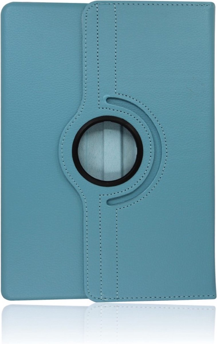 Apple iPad 10.2 inch (2019/2020) 360° Draaibare Wallet case /flipcase stand/ hardcover achterzijde/ kleur Lichtblauw
