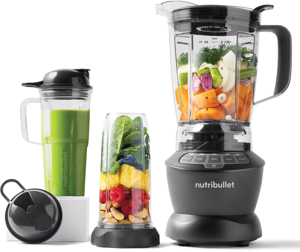 NutriBullet NBF500DG 19 l Blender voor op aanrecht 1200 W Zilver