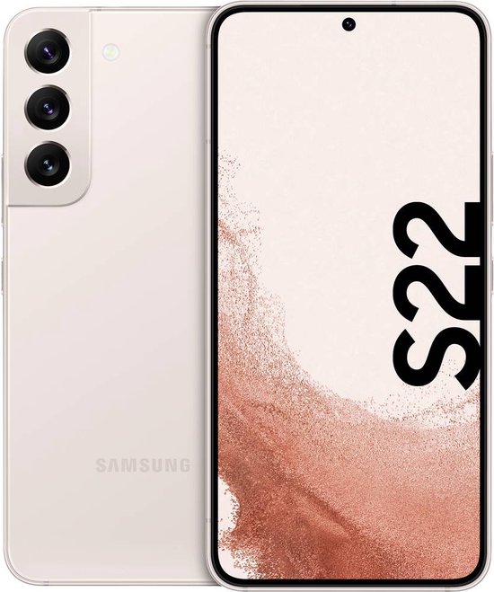 Samsung Galaxy S22 5G telefoon - 128GB - Pink Gold - 120Hz Dynamic