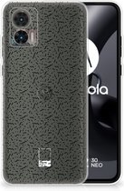 TPU Silicone Hoesje Motorola Edge 30 Neo Telefoonhoesje Stripes Dots