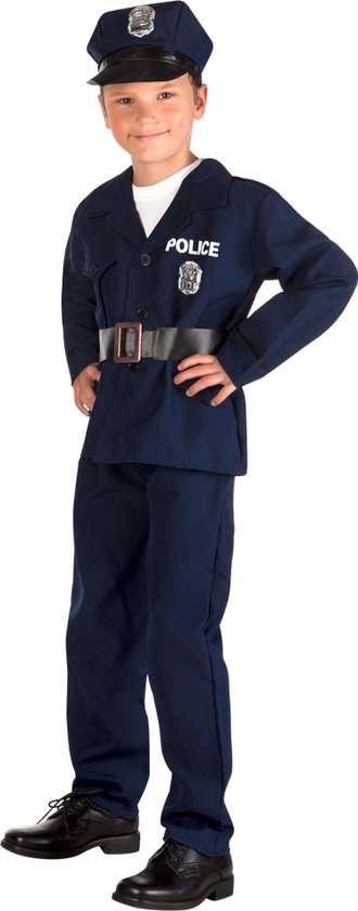 Boland - Kostuum Politieagent (10-12 jr) - Kinderen - Agent - Politie en Boeven