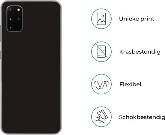 Coque Samsung Galaxy S20 Plus - Grijs - Motifs - Automne - Saisons - Coque de téléphone en Siliconen