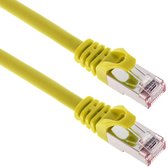 BeMatik - Ethernet netwerkkabel LAN FTP RJ45 Cat.6a geel 2m