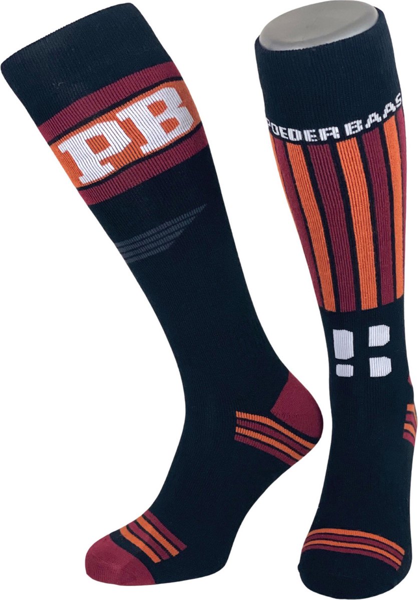 Poederbaas Anton Wintersportsokken Unisex Oranje