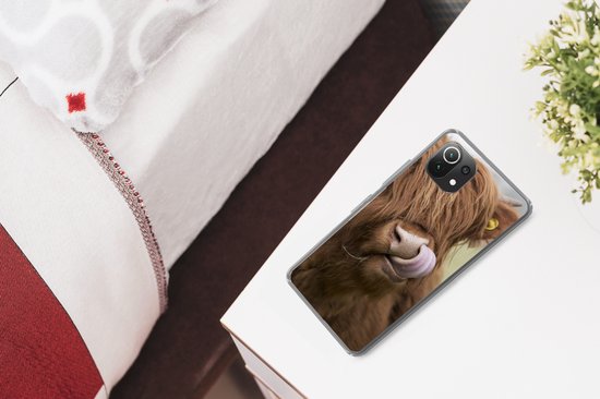 Étui Xiaomi 11T - Scottish Highlander - Marron - Animaux - Étui de téléphone en Siliconen