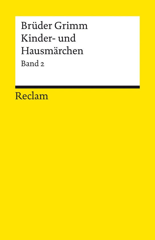 Reclams Universal-Bibliothek - Kinder- und Hausmärchen. Ban ... - cover