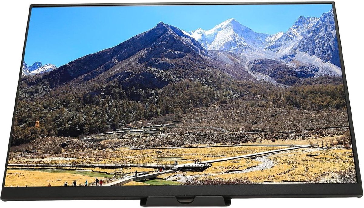 Draagbare Gaming Monitor 18 Inch 2K 144Hz 2560x1600 HD Dual Type C Mini HDMI 3.5mm Dual Speaker Wandmontage Scherm - EU-stekker .