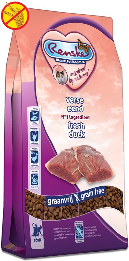 Renske Super Premium Kat Adult Eend 1,5 kg