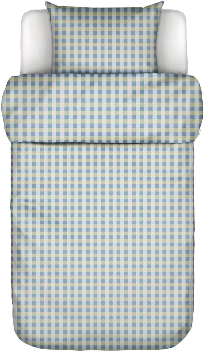 Marc O'Polo Gyda Dekbedovertrek Biologisch Katoen Sage green - Eenpersoons – 140x200/220 cm