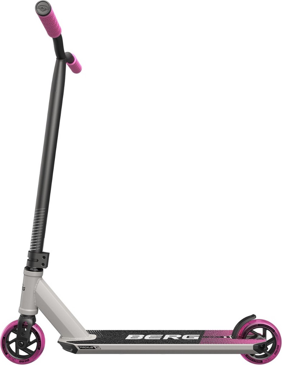 BERG Proxus X1 Stuntstep - Vanaf 6 jaar - 110 mm wielen - ABEC-9 lagers – Grijs/Roze — afbeelding 11