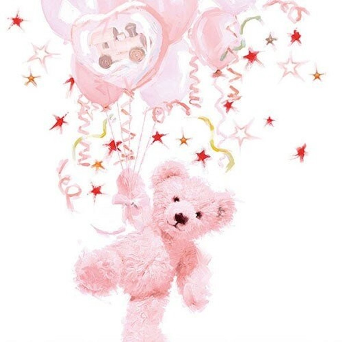 Ambiente servetten - 33x33cm - 20 stuks - Babyroze - Teddy