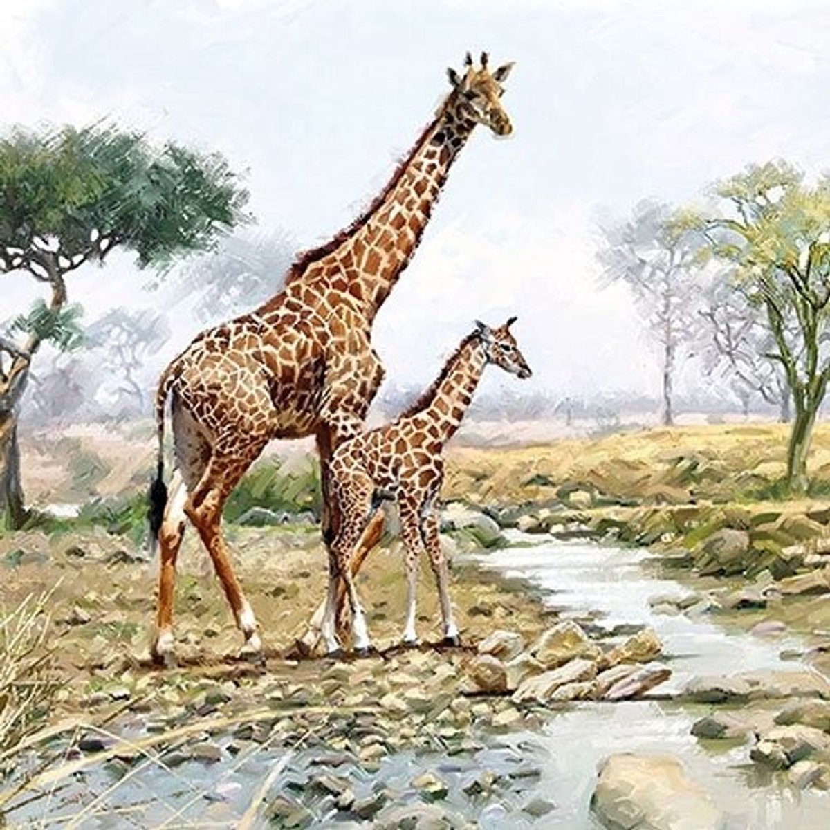 Ambiente - Lunch servetten - Giraffes