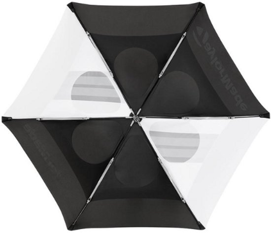Taylormade 68 Double Canopy Tour Golfparaplu 2025 - Zwart Wit van TaylorMade — afbeelding 4