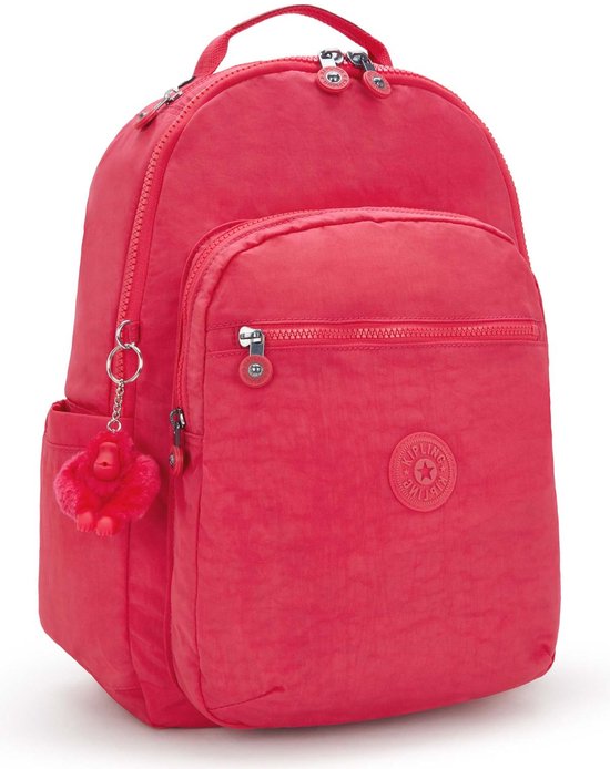 kipling Sac à dos pour ordinateur portable Basic Seoul Backpack 27L Resort Pink Rose