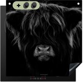 KitchenYeah® Protection plaque induction 60x55 cm - Scotch highlander - Noir - Protege plaque de cuisson - Couvre plaque induction - Protecteur d'induction - Cuisine