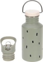 Lässig 1210026581 gourde 500 ml Polypropylène (PP), Silicone, Acier inoxydable Vert