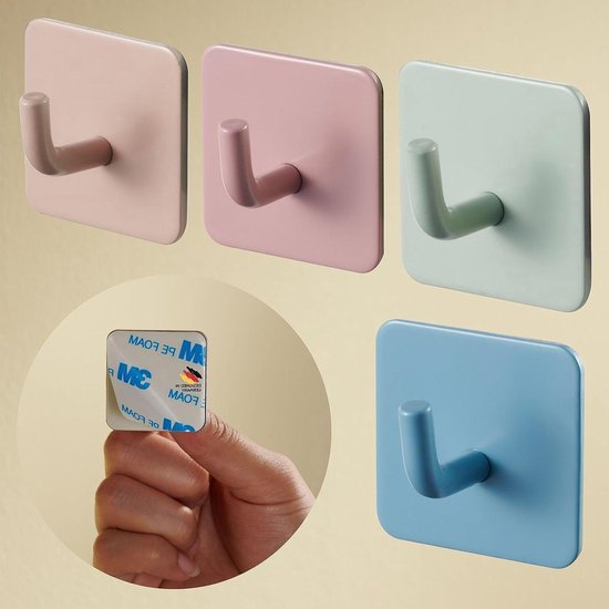 Navaris Kledinghaken Voor De Kinderkamer - Kinderkapstok Met 4 Haken Van Hout Dierendesign