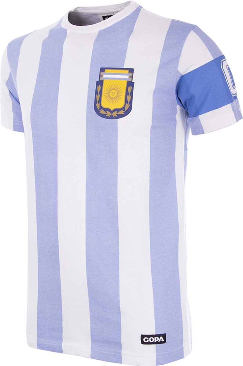795x1200.jpg COPA Football - Argentinië Capitano - T-shirt - Heren - XS - Wit - Afbeelding 1